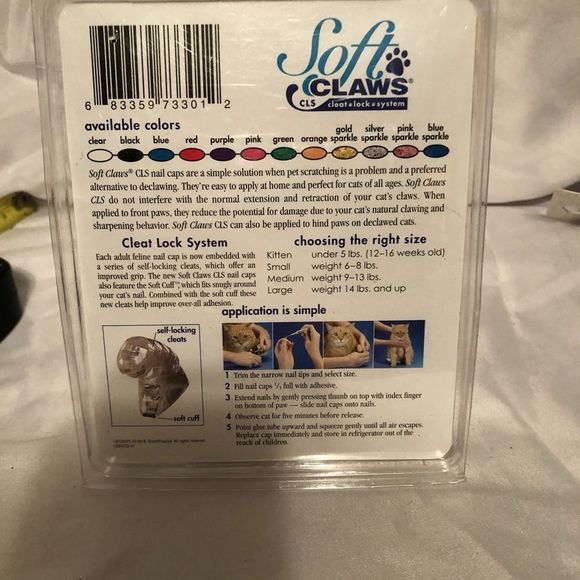 Clear cat claw caps - Picture 2 of 2